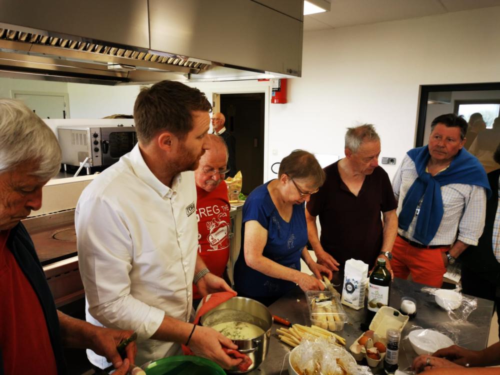 La Banque Alimentaire de Namur- Luxembourg cuisine avec Julien Lapraille 